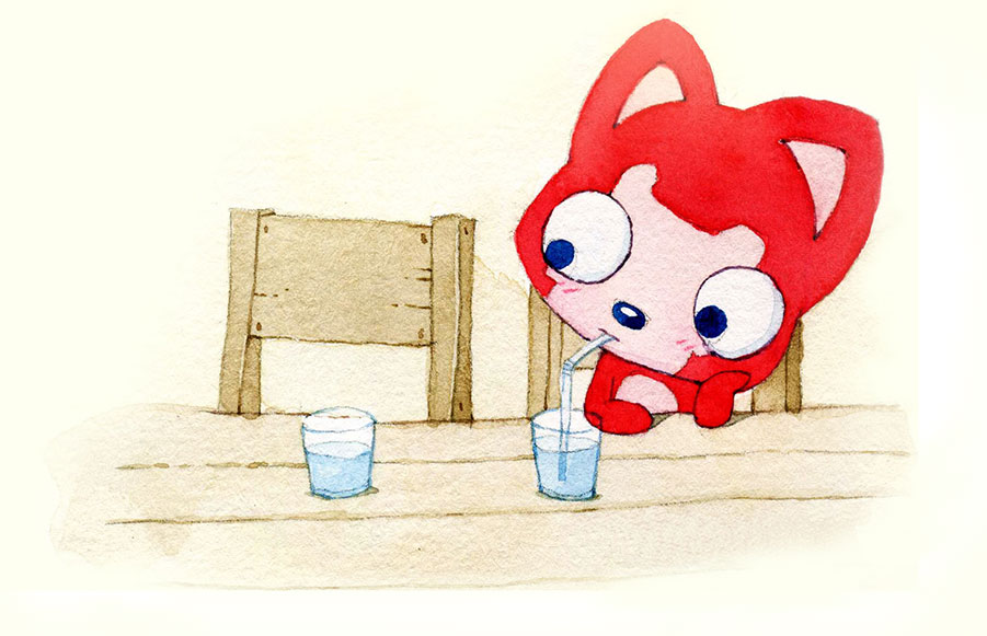 In the past, I have always lived alone, enjoying solitude and longing for love.